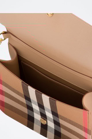 Sac bandoulière en cuir Mackford Mx Gbh - Beige