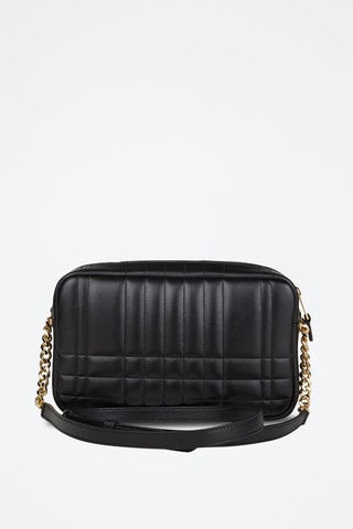 Sac bandoulière en cuir d'agneau Sm Lola Camera Bag Qxc - Noir