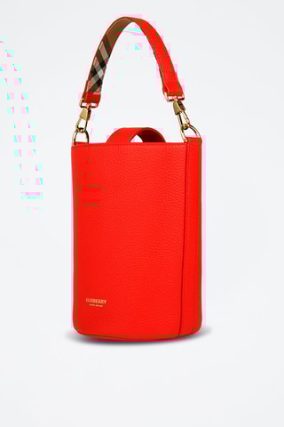 Sac seau en cuir Ll Sm Bucket Lgl - Rouge