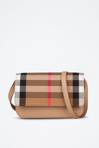 Sac bandoulière en cuir Mackford Mx Gbh - Beige