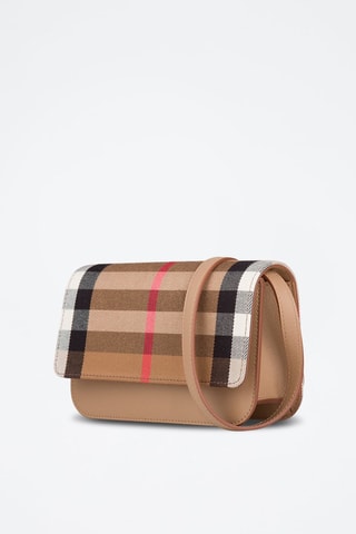Sac bandoulière en cuir Mackford Mx Gbh - Beige