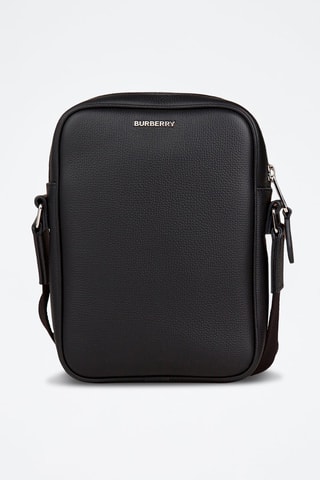 Sac bandoulière en cuir Paddy V Lgl - Noir