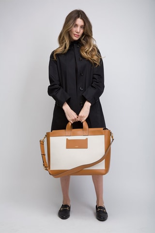 Cabas en cuir Ormond - Marron
