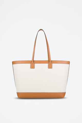Cabas en cuir London - Blanc