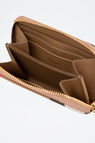 Portefeuille en cuir Ls Mn Zip Around Mx Gbh - Marron