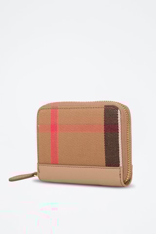 Portefeuille en cuir Ls Mn Zip Around Mx Gbh - Beige
