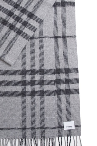 Écharpe en laine Giant Check - Gris