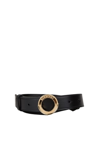 Ceinture en cuir Circ - Noir