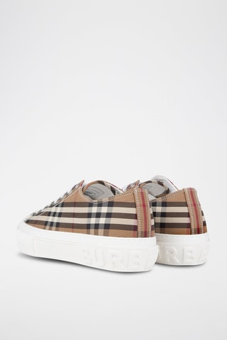 Baskets Jack Check - Taupe et marron