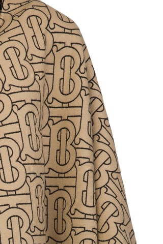 Poncho en laine Reversible - Beige