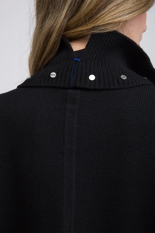 Poncho en cachemire Full Milano - Noir