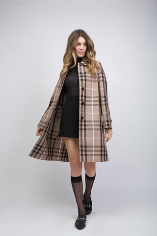 Trench Clarebury Check - Beige