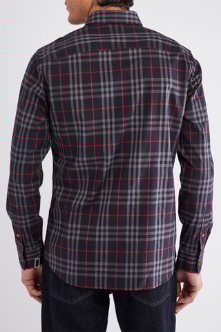 Chemise Shefford Ls Chk - Bleu nuit et gris
