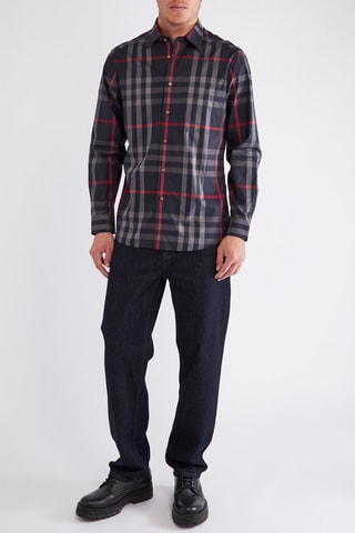 Chemise Claverdon Ls Chk - Gris et bleu nuit