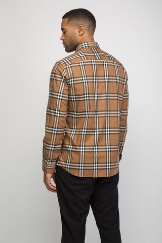 Chemise Shefford Check - Marron clair