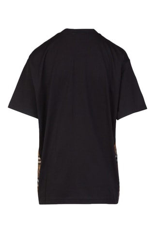 T-shirt Caris Check - Noir
