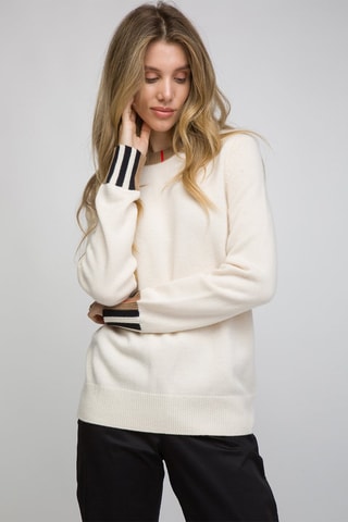 Pull en laine et cachemire Eyre Wc - Blanc