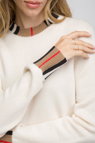 Pull en laine et cachemire Eyre Wc - Blanc