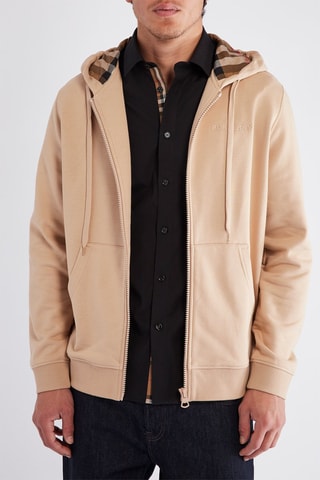 Sweat à capuche Hove Emb - Beige