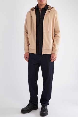 Sweat à capuche Hove Emb - Beige