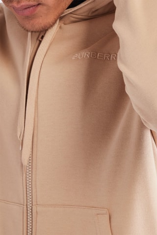 Sweat à capuche Hove Emb - Beige