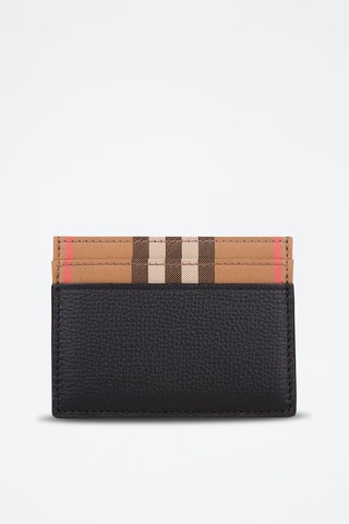 Porte-cartes en cuir Ms Sandon Lgl - Noir