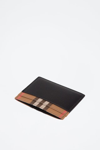 Porte-cartes en cuir Ms Sandon Lgl - Noir