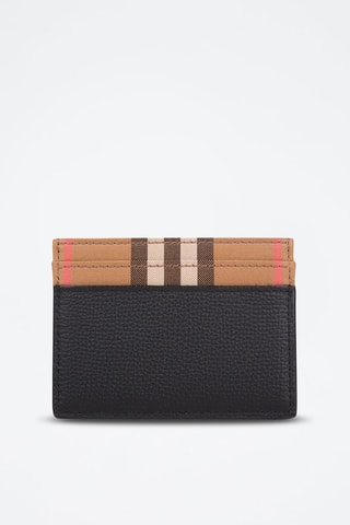 Porte-cartes en cuir Ms Sandon Lgl - Noir