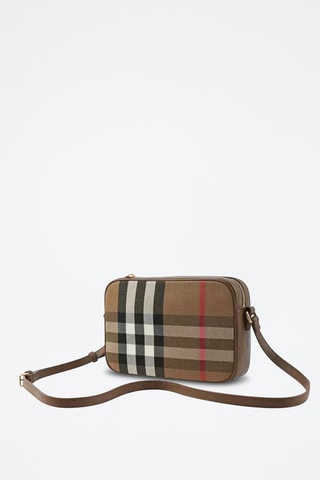 Sac bandoulière en cuir Camera - Marron