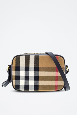 Sac bandoulière en cuir Camera  - Marron