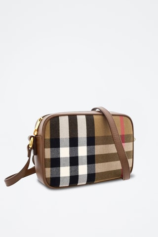 Sac bandoulière en cuir Camera - Marron
