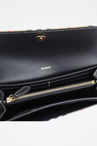 Portefeuille en cuir Halton - Beige