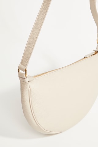 Sac bandoulière en cuir Sting - Blanc