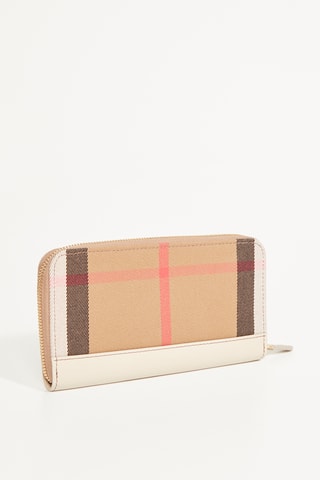 Compagnon en cuir LG ZIP - Beige