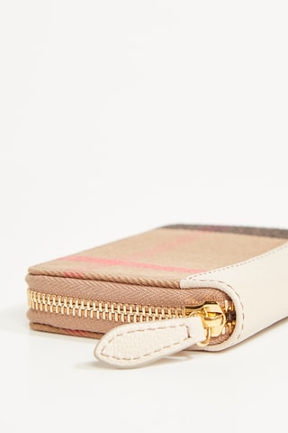 Porte-monnaie en cuir LG ZIP - Marron