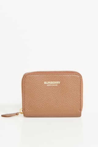 Porte-monnaie en cuir MN ZIP - Marron