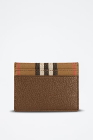 Porte-cartes en cuir Sandon - Marron