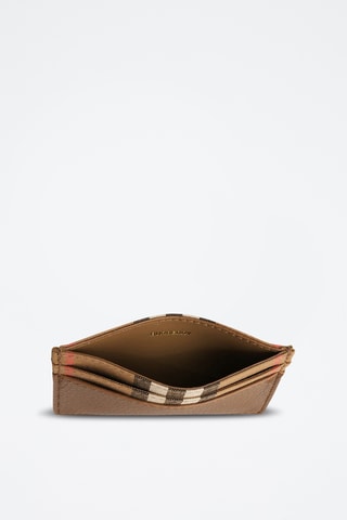 Porte-cartes en cuir Sandon - Marron
