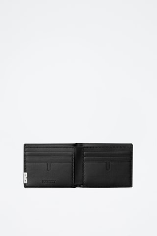 Portefeuille en cuir Bifold - Noir
