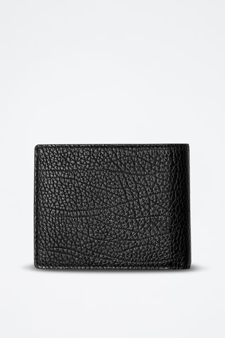 Portefeuille en cuir Bifold - Noir