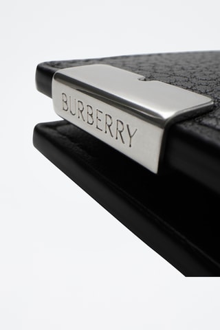 Portefeuille en cuir Bifold - Noir