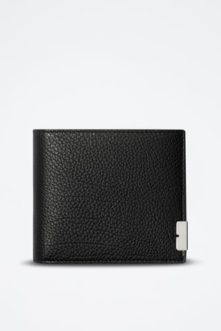 Portefeuille en cuir Bifold - Noir