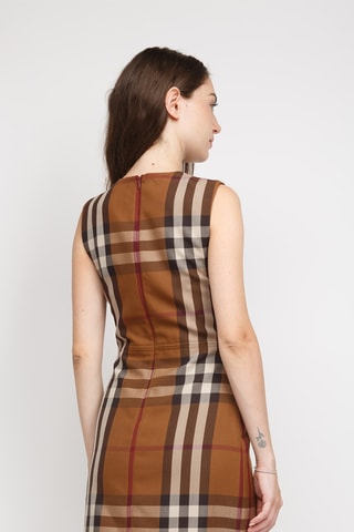 Robe droite en laine Sofi - Marron