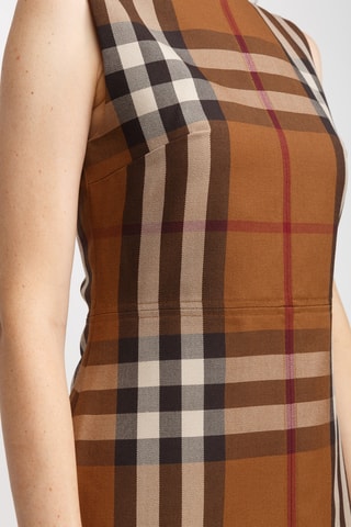 Robe droite en laine Sofi - Marron