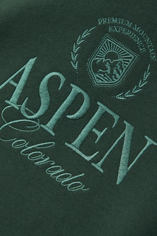 Sweat polaire à capuche - Vert foncé