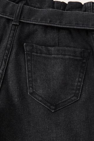 Short en jean - Noir