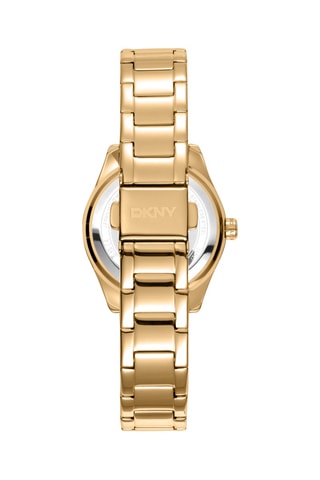 Montre à quartz en acier - Doré