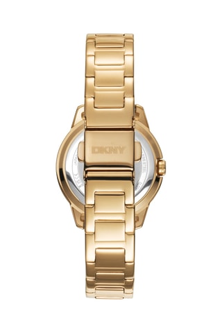 Montre à quartz en acier - Doré