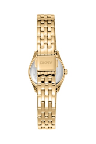 Montre à quartz en acier - Doré et blanc