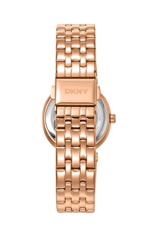Montre à quartz en acier - Doré rose et blanc
